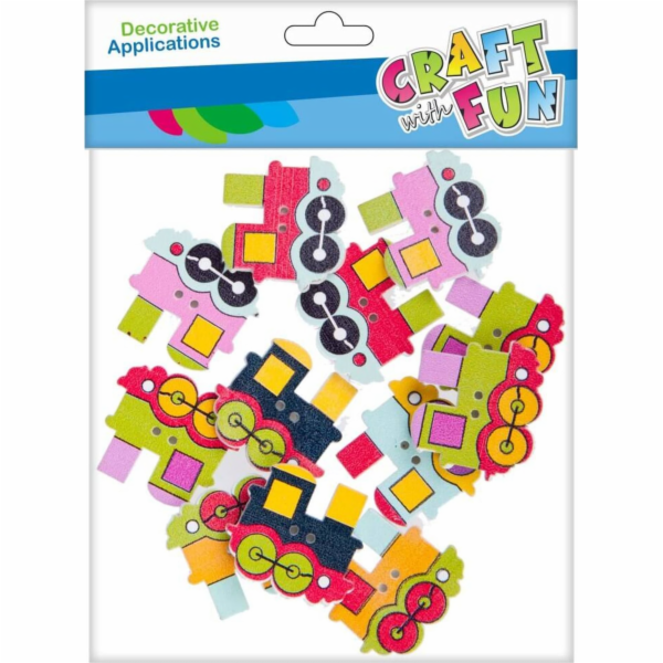 Craft with Fun DEKORACE PALUBNÍ LOKOMOTIVA 12KS CF 12/43