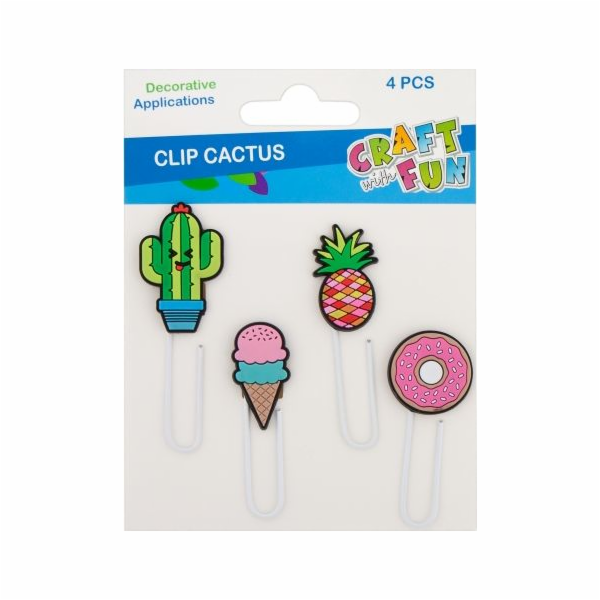 Craft with Fun CF DEKORACE DEKORACE DEKORATIVNÍ Klip CACT...