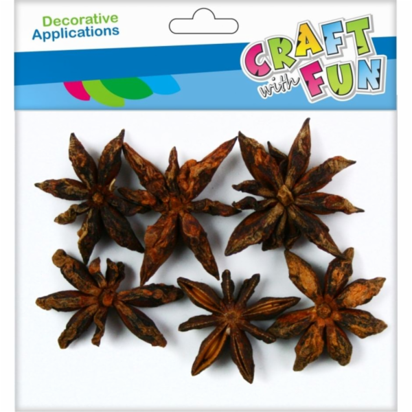 Craft with Fun CF DECK DEKORACE NATURA ANISE 2-3CM 10G 12...