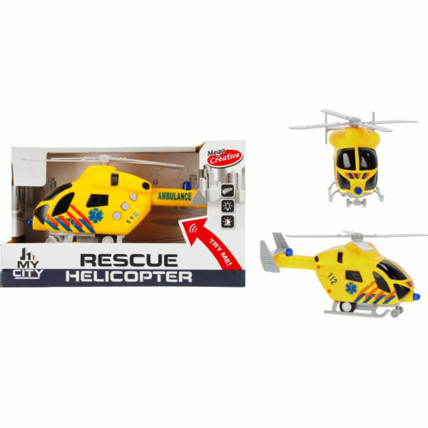 Mega Creative HELICOPTER B/O 23X14X10 MC MY CITY WB 36/72