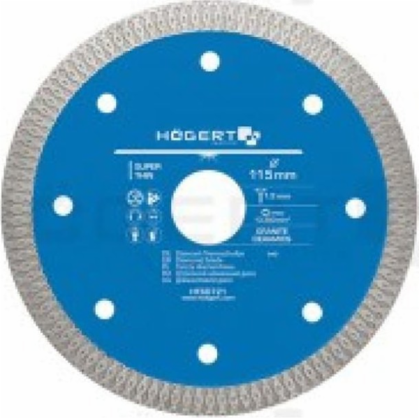 Högert Technik Diamantový kotouč 125mm na keramiku HT6D722