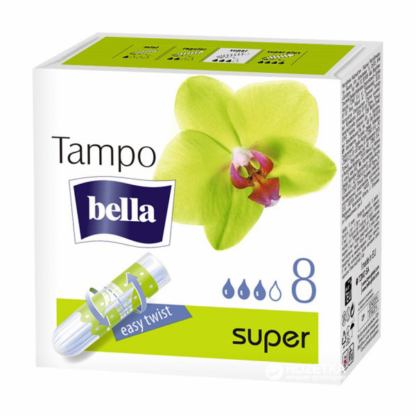 Bella Tampony Tampo Super 8 ks