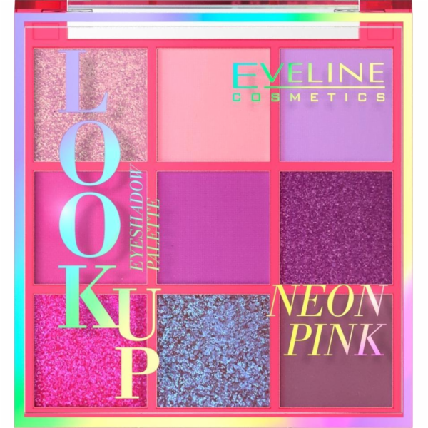 Eveline EVELINE_Look Up Neon Pink paletka 9 očních stínů ...
