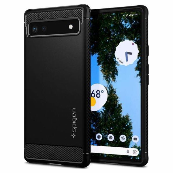 Pouzdro Spigen Spigen Rugged Armor pro Google Pixel 6A černé