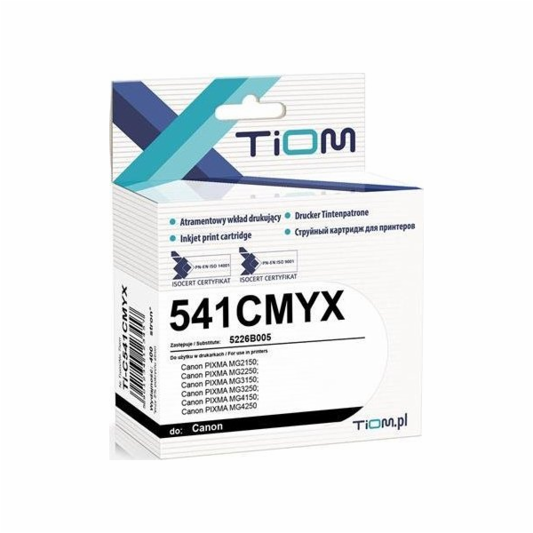 Inkoust Tiom  pro Canon 541CMYX | 5226B005 | 15 ml | barva