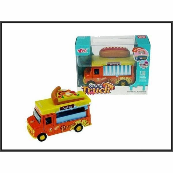 Hipo Auto Food Track 11cm Magnet na pizzu/Hot-Dog MY66-Q1...