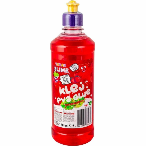 TUBAN Červené PVA lepidlo 500ml TUBAN