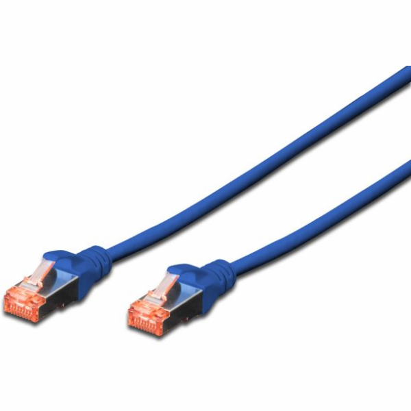 Digitus Patchcord CAT6, S-FTP, 3m, modrý, 10 kusů (DK-164...