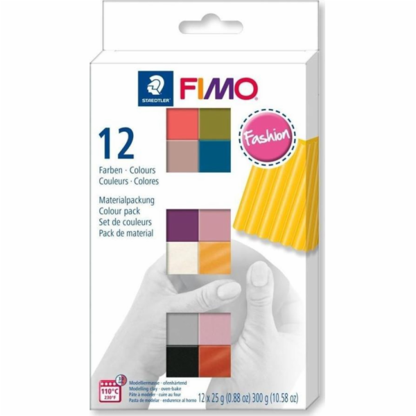 Staedtler Fimo Soft 12x25g Módní barvy