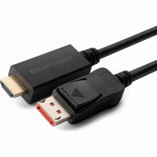 MicroConnect DisplayPort - HDMI kabel 5m černý (MC-DP-HDM...