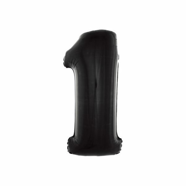 GoDan fóliový balónek 1 černý 85cm