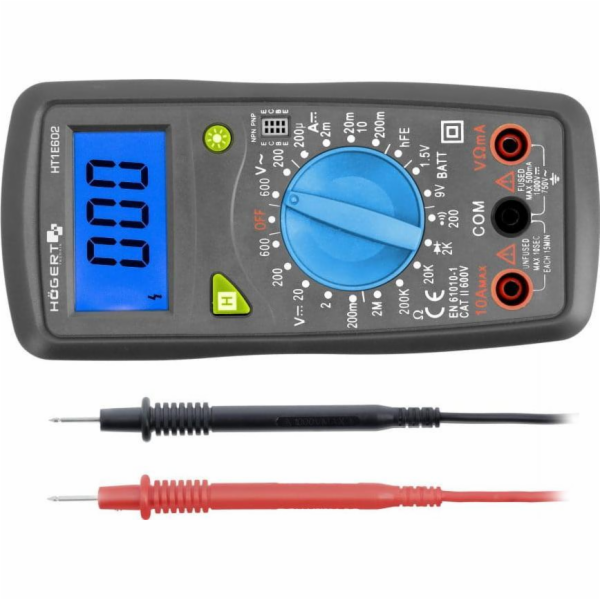 Högert Technik Ht1E602 Digitální univerzální měřič 0-600 ...
