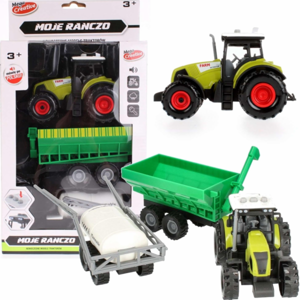 Mega Creative TRAKTOR B/O AKC MC MŮJ RANČ PLPL 12/24
