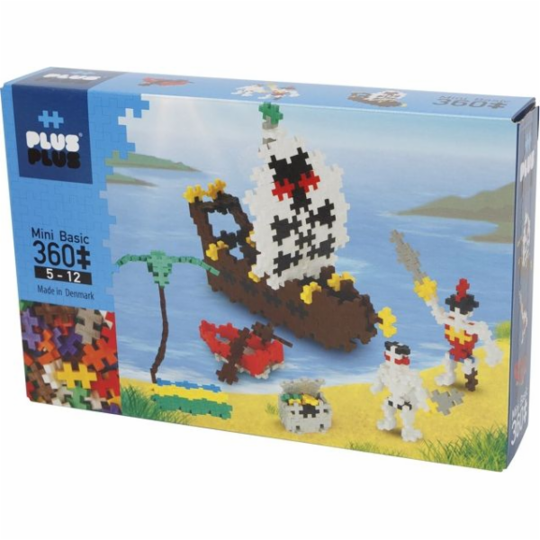 PlusPlus Plus-Plus, Mini Basic - 360 ks - Piráti