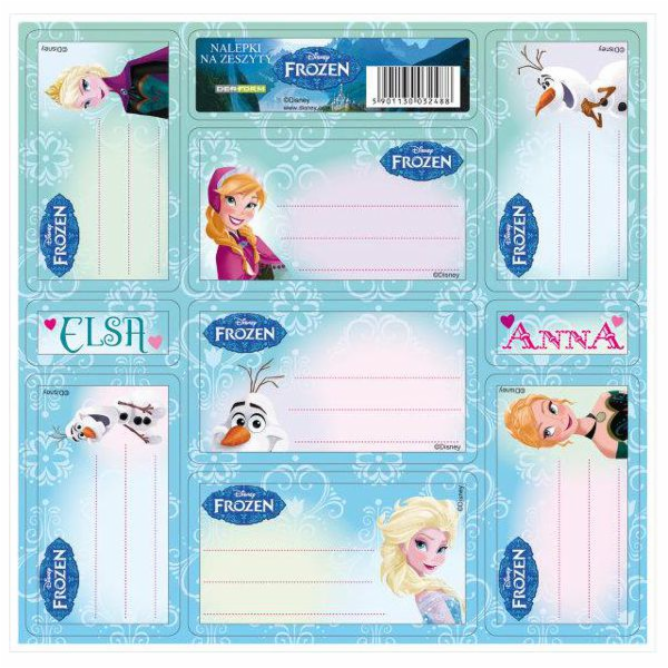 Samolepky na notebook Derform Frozen (DERF.NNZKL)