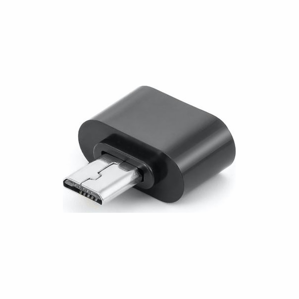 USB adaptér microUSB – USB černý (26856)