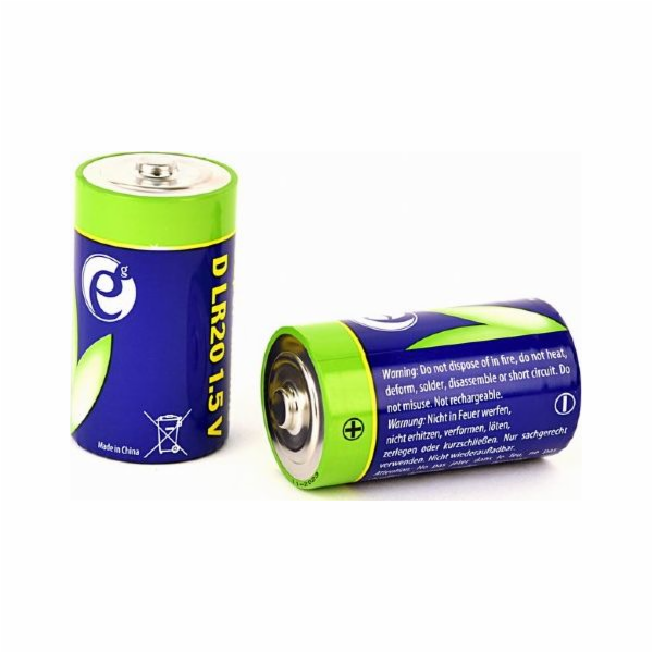 Baterie Gembird D/R20 2 ks.