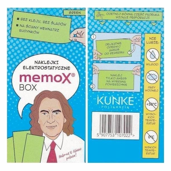 Panta Plast Elektrostatické lepicí bločky 50 ks. zelená