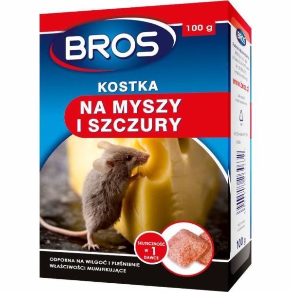 Bros BROS kostka pro myš a krysu 100g - 100g