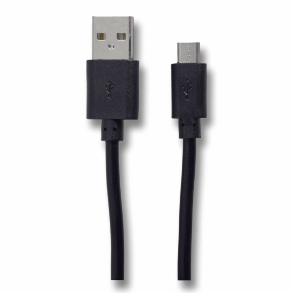 USB 2GO USB-A - microUSB kabel 1 m černý (795201)