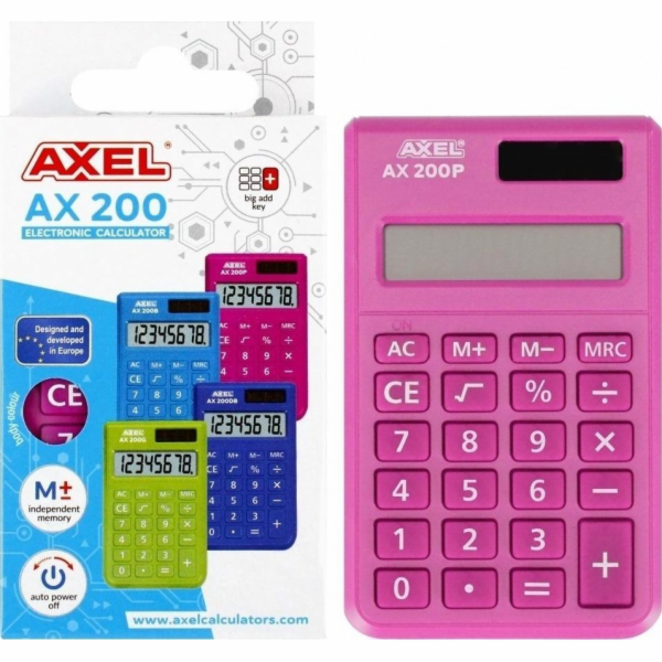 Axel calculator AXEL CALCULATOR AX-200P PUD 50/200