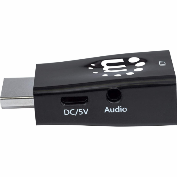 AV adaptér Manhattan HDMI - D-Sub (VGA) + Jack 3,5 mm čer...