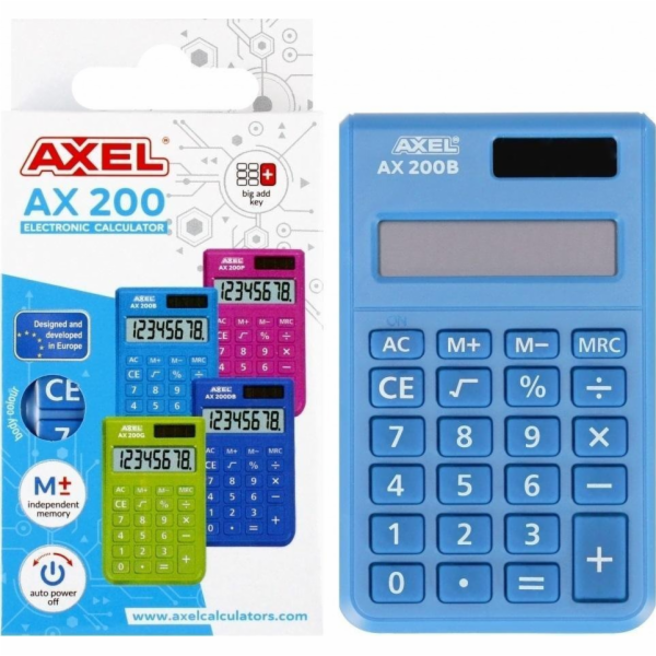 Axel kalkulačka AXEL AX-200B PUD 50/200 CALCULATOR