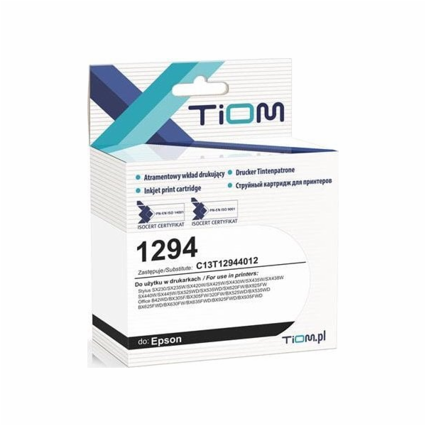 Inkoust Tiom  pro Epson 1294 | C13T12944012 | 500 stran |...