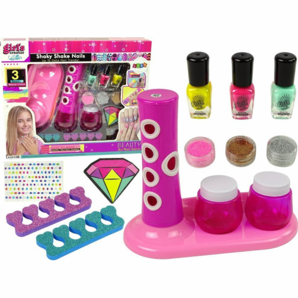 Nálepky na laky na nehty Lean Sport Kit na třpytky