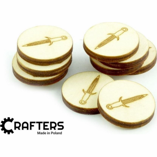 Crafters : Dřevěné značky - meč (10)