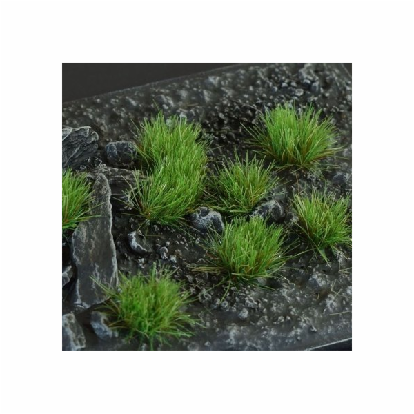 Gamers Grass : Trsy trávy – 6 mm – Silně zelená (malé)