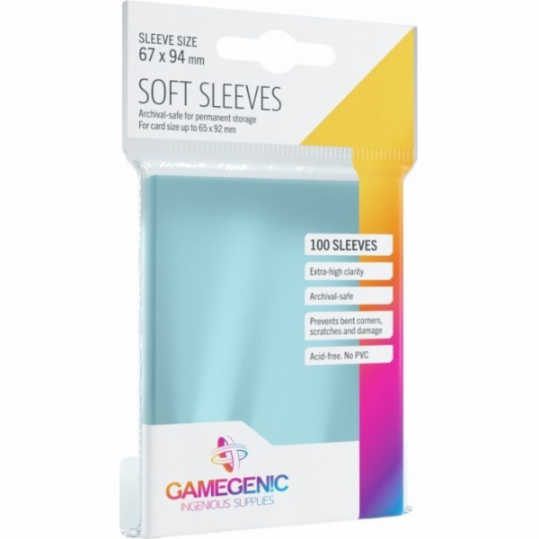 Gamegenic : Soft CCG Sleeves (67x94 mm), 100 kusů
