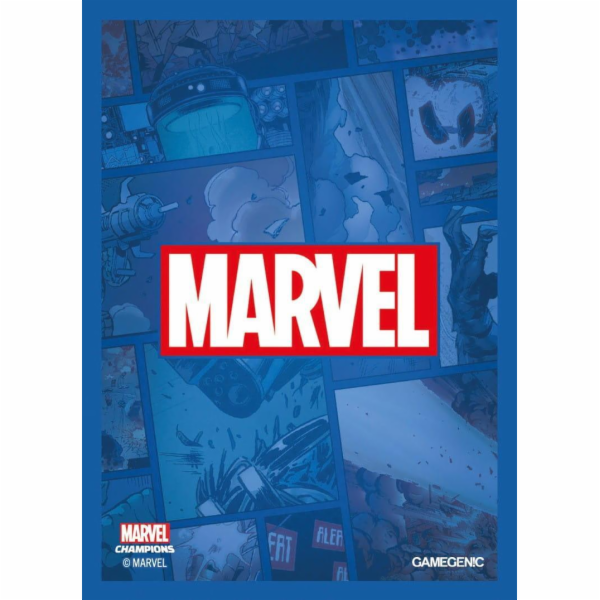 Gamegenic : MARVEL Art Rukávy (66 mm x 91 mm) Modré 50+1 ks.