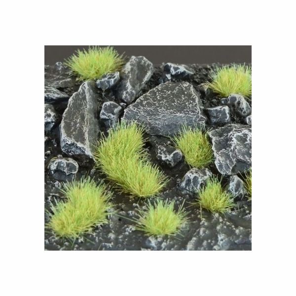 Gamers Grass : trsy trávy – 4 mm – světle zelená (divoká)