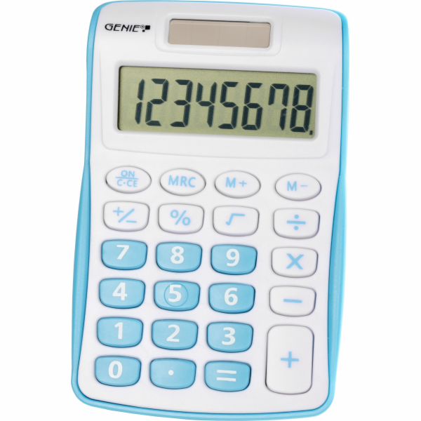 Genie kalkulačka GENIE Taschenrechner 120 B 8-stellig blau