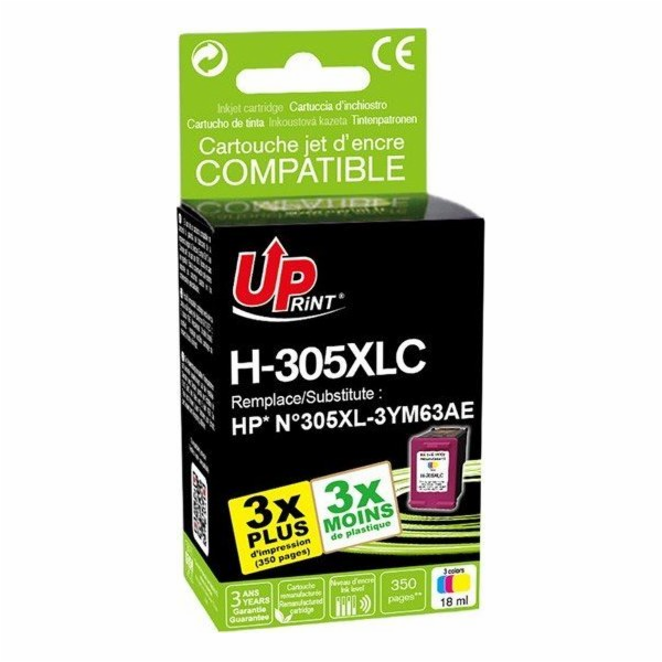inkoust kompatibilní s UPrint s 3YM63AE, HP 305XL, Tri-co...