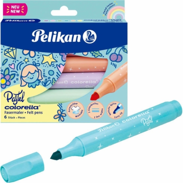 Pelikan Fixy Fixy Colorella Pastel 411 6ks PELIKAN