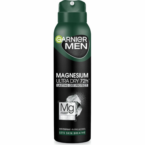 Garnier GARNIER_Magnesium Ultra Dry 72H Men DEO sprej 150ml