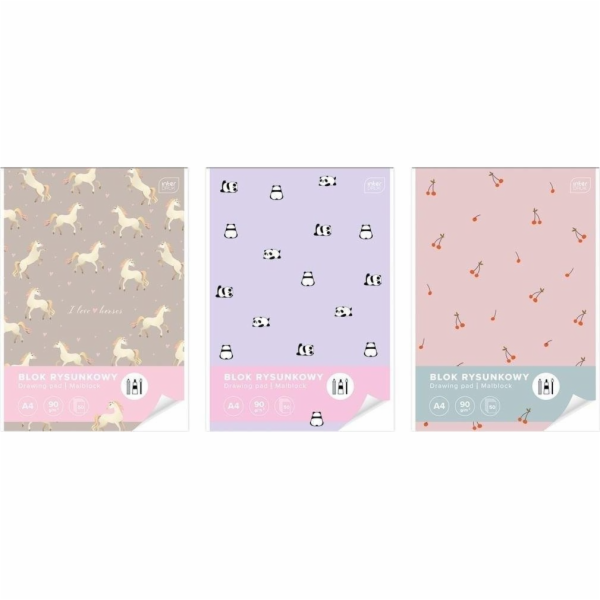 Interprint Kreslicí podložka A4/50K UV Cute Girl (5 ks)