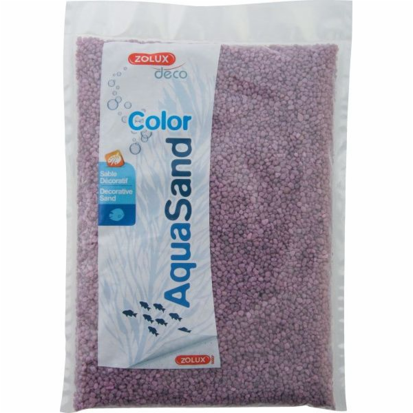 Zolux Aquasand Color lila fialová 1kg