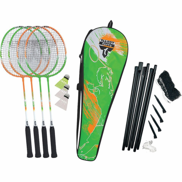 Talbot Torro Badminton Set 4 Attacker Plus