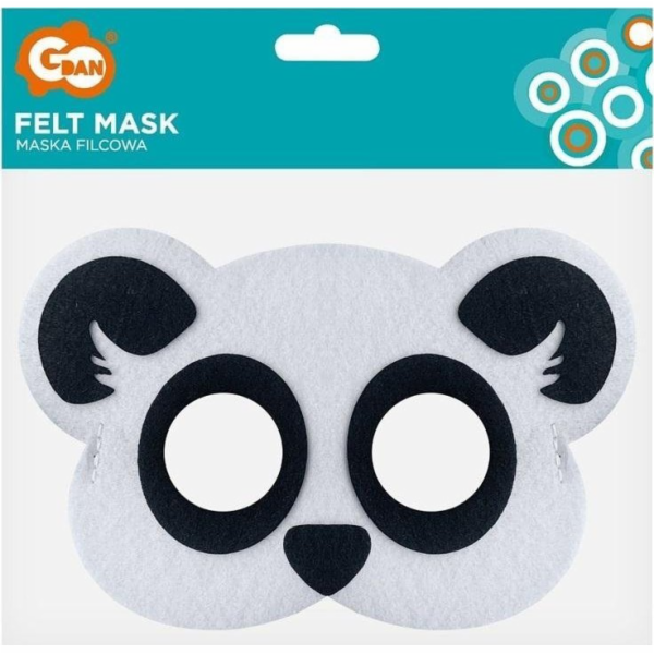 GoDan Panda plstěná maska 19x12cm