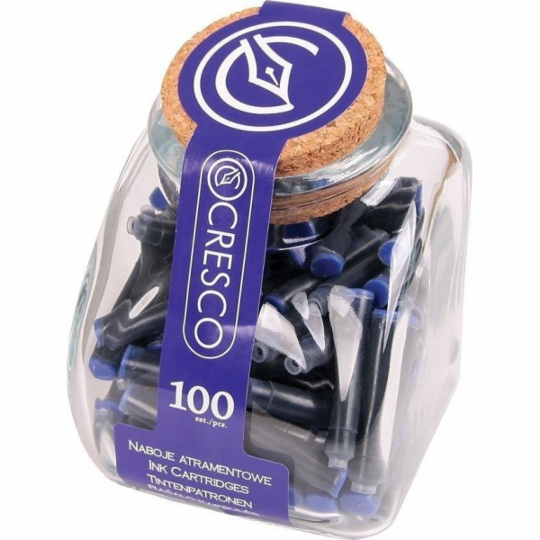 Náplně do pera Cresco Blue (100 ks)