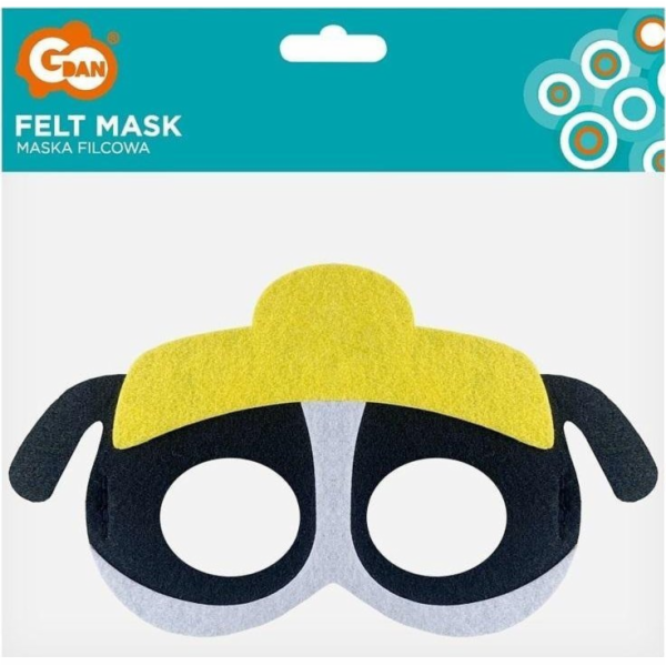 GoDan Felt maska pes brigáda stavební boss 18x11cm