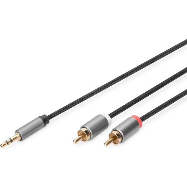 Digitus Digitus Stereo 3,5mm až 2RCA rozbočovač Y, M na M...