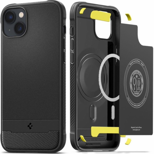 Matné černé pouzdro Spigen Spigen Rugged Armor Mag MagSaf...