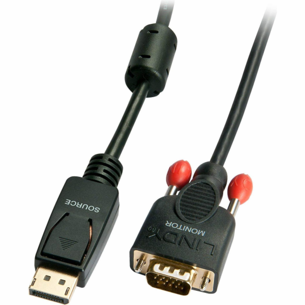 Lindy DisplayPort – kabel D-Sub (VGA) 3m černý (41943)