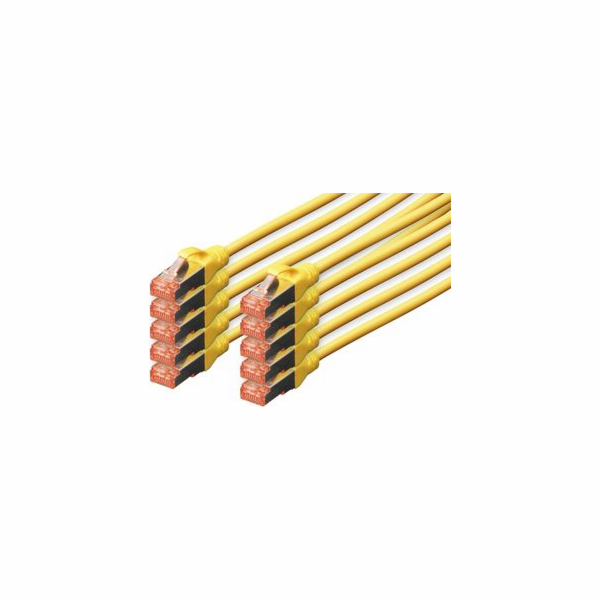 Digitus Patchcord CAT6, S-FTP, 2m, 10 kusů (DK-1644-020-Y...