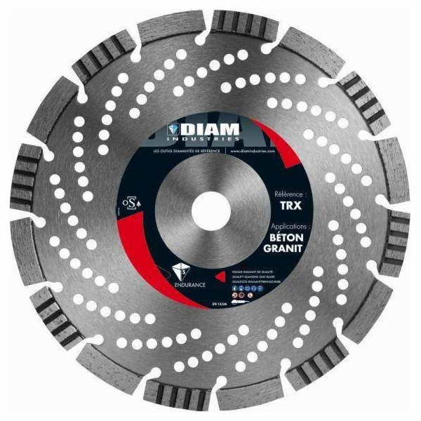 Diamantový kotouč Diam 125 x 22/12 DIAM TRX laser, profes...