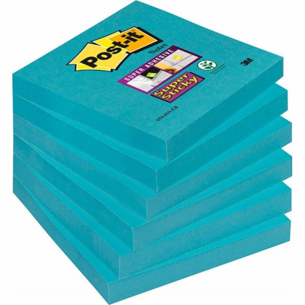 Post-it Sticky notes POST-IT Super Sticky (654-6SS-EB), 7...